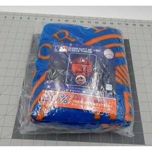 New York NY Mets Fleece Throw Blanket SGA Limited Edition 45 x 60 Inch Northwest